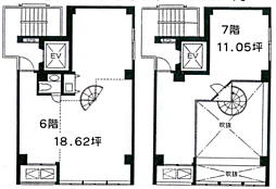 淡景ビルの間取図画像