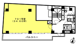 合同ビルの間取図画像