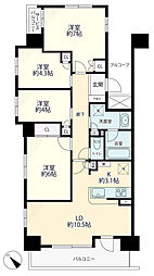 デイパーク横濱綱島 4LDKの間取図画像