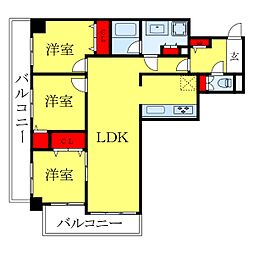 間取図画像 3LDK