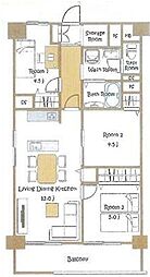 間取図画像 3LDK