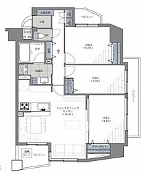 クリオ王子神谷弐番館 3LDKの間取図画像