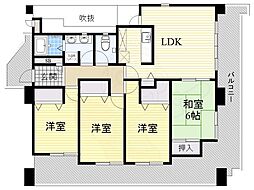 DO鶴見 11階4LDKの間取り