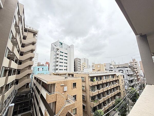 バルコニーからの眺望です。