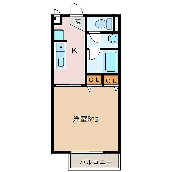 Queen Cunel 102｜三重県伊賀市阿保(賃貸アパート1K・1階・28.10㎡)の写真 その2