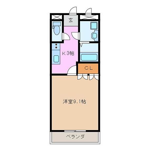 サンルーラル 202｜三重県名張市夏見(賃貸アパート1K・2階・30.96㎡)の写真 その2