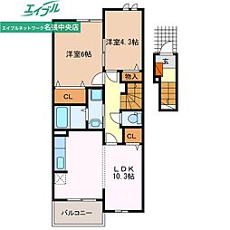 ベルポスト・ドゥーエ 2階