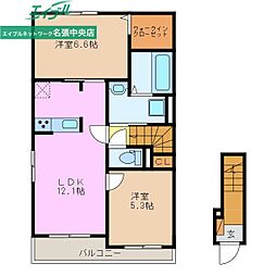 エトワールくらもちａ 2階