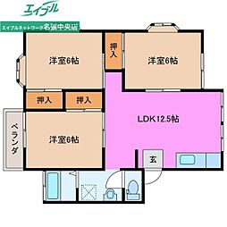 南桔梗が丘ハイツ 1階