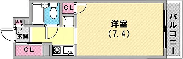 画像2:単身さん向けの間取りですね。