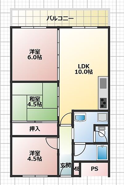 間取りを拡大表示