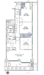 ハイホーム武蔵新城 3LDKの間取図画像