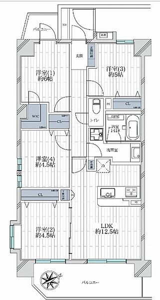 間取りを拡大表示