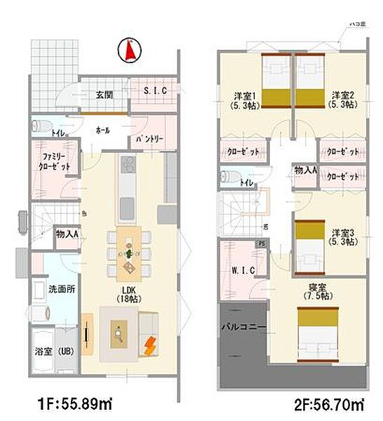 間取り：323000501565