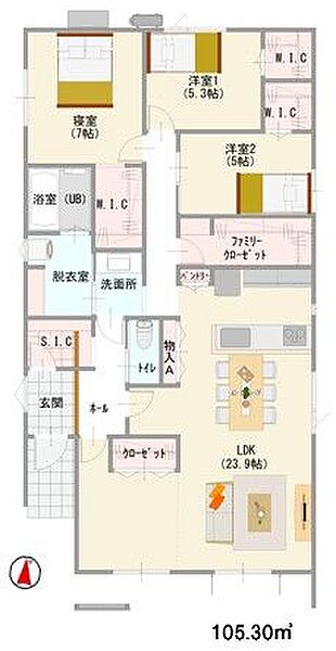 間取り：323000505232