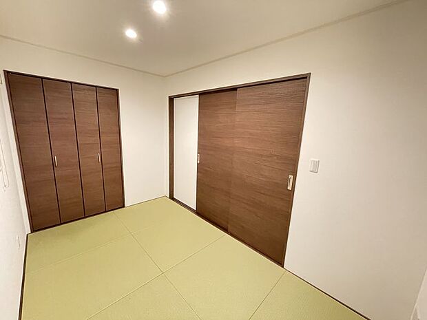 落ち着いた空間の和室は客間にも利用できますね。