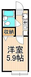 間取図画像 1K
