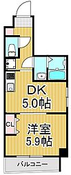 間取図画像 1DK