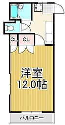 グリーンサイド綾瀬 1Kの間取図画像