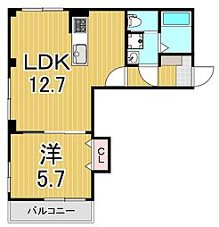 Clavius ZEH 1LDKの間取図画像