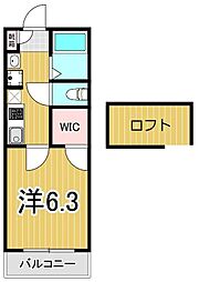 SoleiL.8 1Kの間取図画像