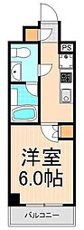 Risingplace綾瀬三番館 1Kの間取図画像