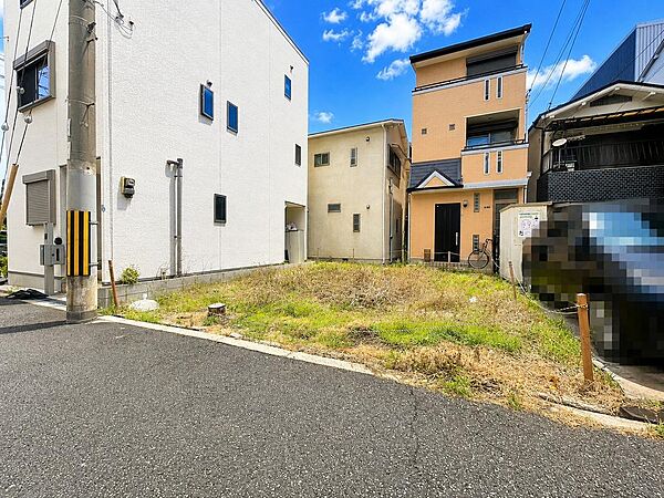 前面道路の幅員約4ｍ
