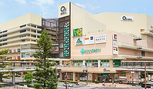 あまがさきキューズモールまで自転車で約１０分。