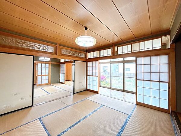 【リフォーム予定】1F和室続き間の別アングルです。縁側、続き間でLDKを作成いたします。