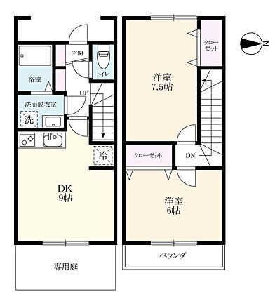 アンプルールクラージュ脇田_間取り_0