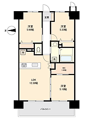 間取図画像 3LDK