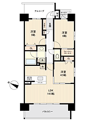間取図画像 3LDK