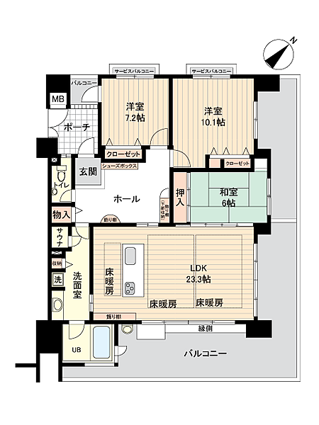 間取り：328000605057