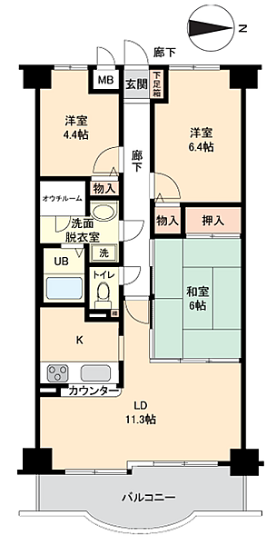 間取り：333000055156