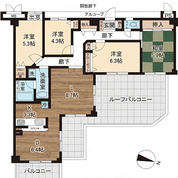 間取り：328000665891