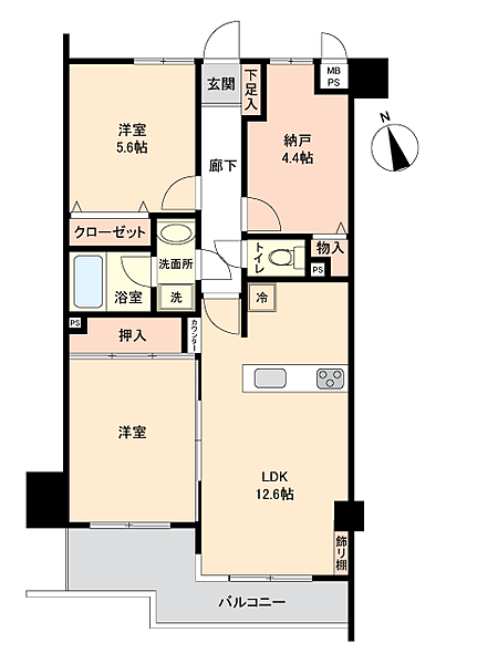 間取りを拡大表示