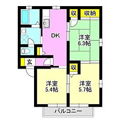 物件の間取り