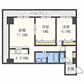 グレイスコート桑園6階8.4万円