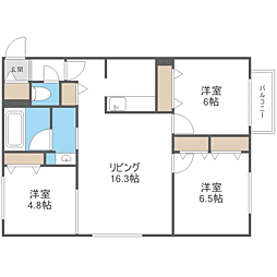 間取図画像 3LDK
