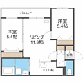 アルファ北33条1階9.5万円