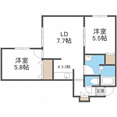 物件の間取り