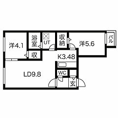 物件の間取り