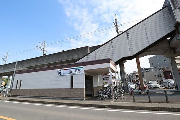 名鉄尾西線　西一宮駅 740m