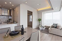 パークタワー目黒 2LDKのリビング/ダイニング