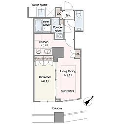 間取図画像 1LDK