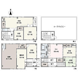 台東区橋場1丁目店舗兼居宅 7DKの間取り