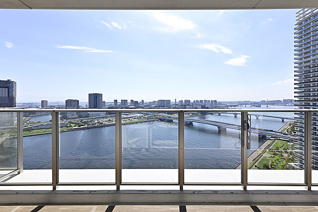 バルコニー パークタワー晴海 30階/-