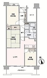クリオ保土ケ谷伍番館 3LDKの間取図画像