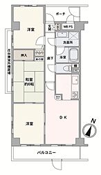 クリオ瀬谷壱番館 3DKの間取図画像