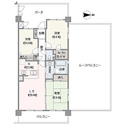間取図画像 3LDK